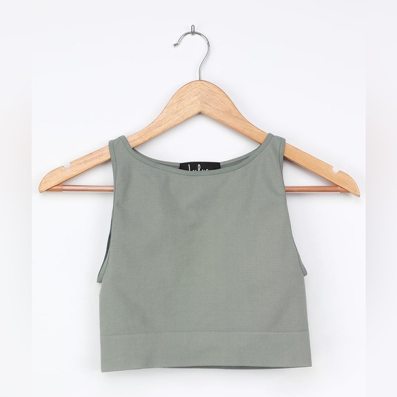 SET Lulus to the core sage legging and sports bra set - Picture 6 of 11